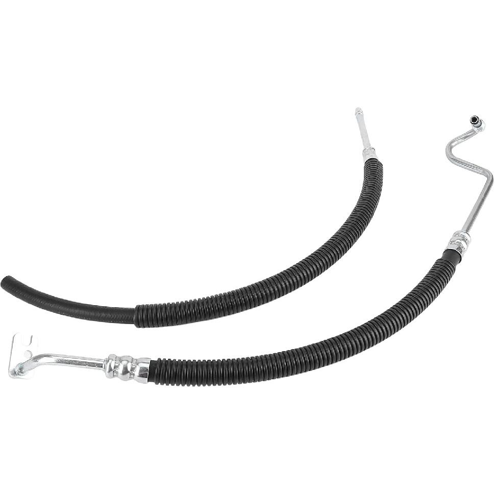 2PCS Power Steering Pressure Hose and Return Line for Escalade 2007-2012 Suburban Sierra Silverado Yukon XL 1500 Tahoe Avalanche Yukon 6.0L High