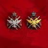 Tsarist Russian Noble Crown Medal Brooch Saint John of Malta Cross Souvenir Collection Exquisite Metal Decoration Jewelry Pins