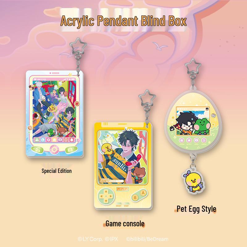 LINE FRIENDS Time Agent Minini Collection: Badge Pendant