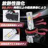 LED fog lamp compatible with H8/H11/H16, 2-color switching type (white/yellow),