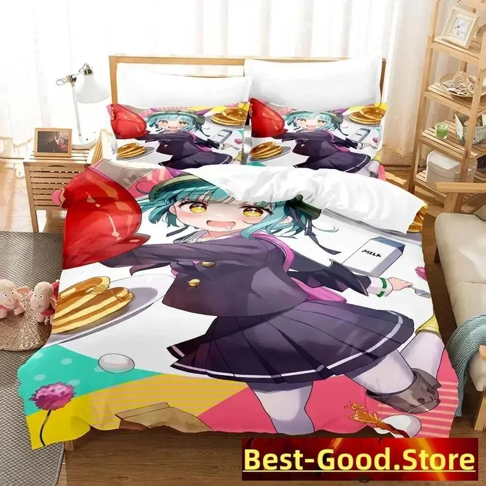 Heaven Burns Red Anime Printed Bed Set Duvet Cover Pillowcase Bedding Set Bed Linen Sheet Quilt Cover Full Queen King Size