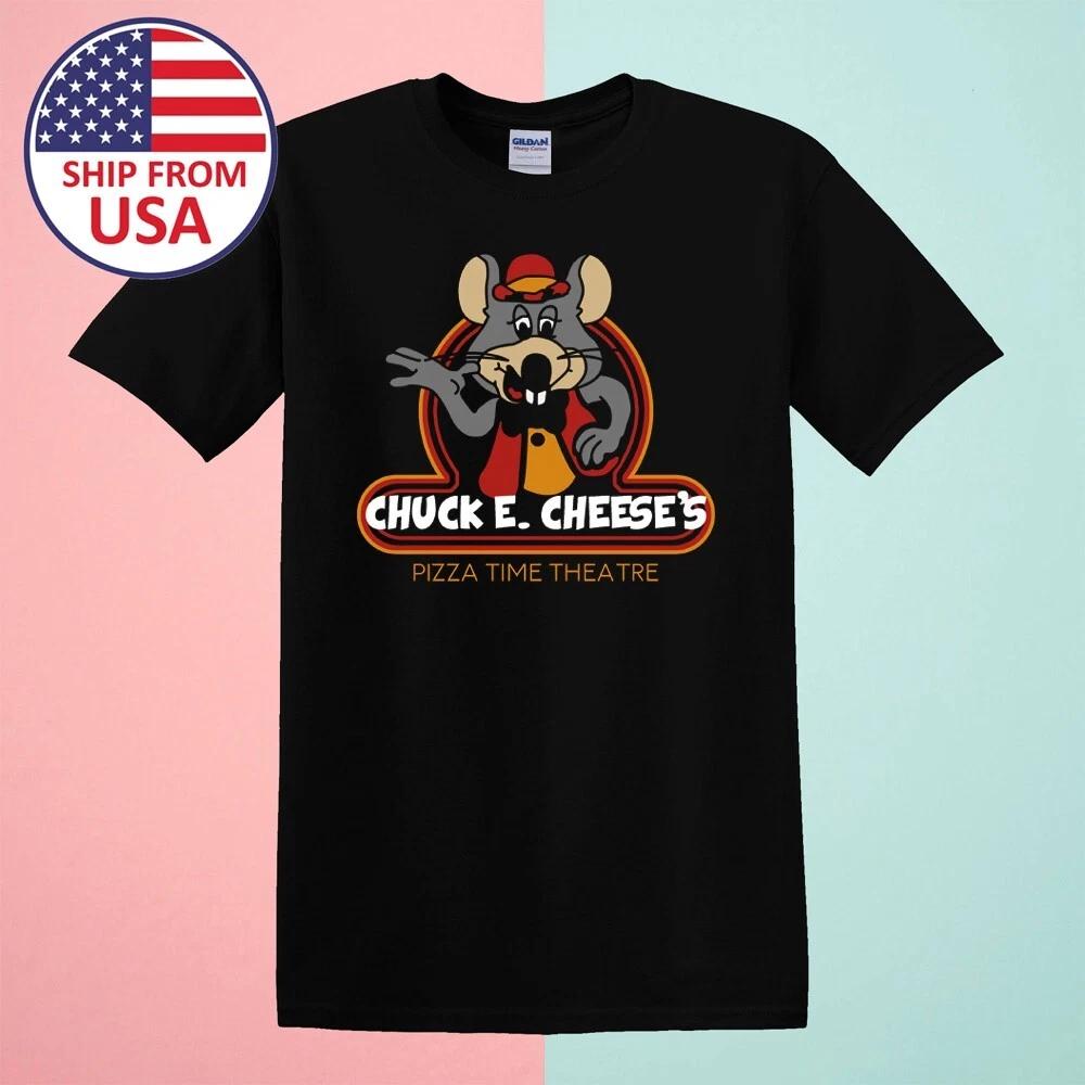 Chuck E. Cheese s Men s Black Size S-5XL 4XL