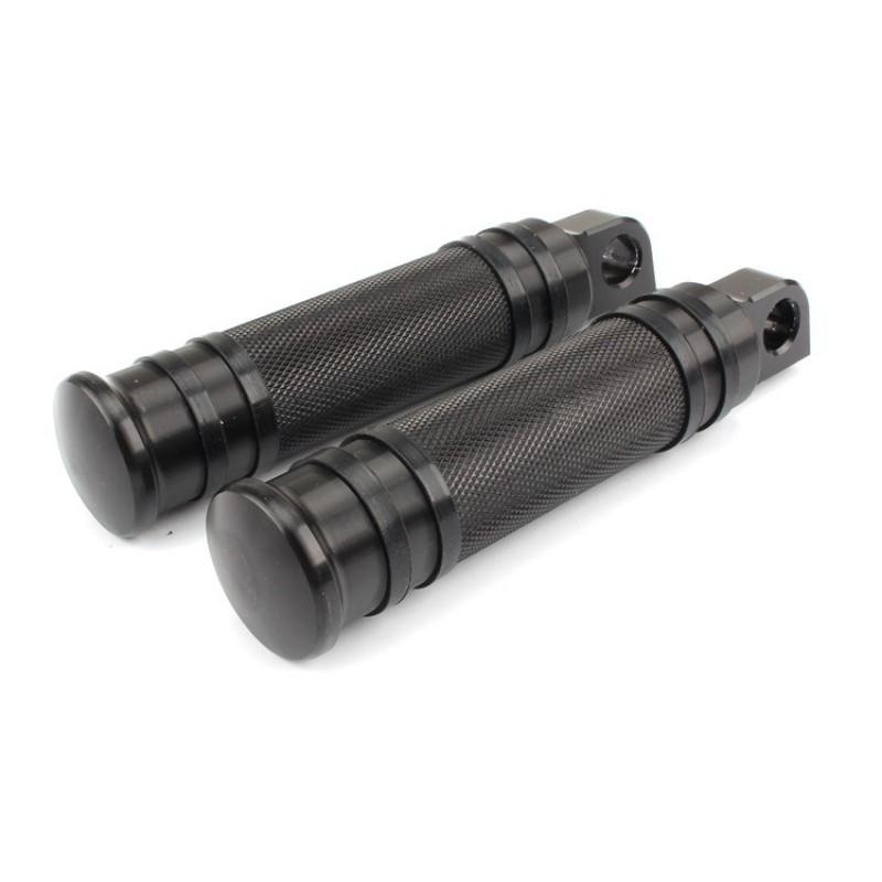 CNC Aluminum Footpegs Harley XL883 XL1200 48 72 Dyna Softail Fat Boy Road King Aftermarket Front Rear Pegs