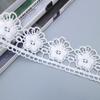 Milk Silk Lace, Lace Accessories, Clothing Decoration Diy Unilateral Flower Computer Embroidery, Water-Soluble Lace