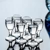 Shot Glass Transparent Baijiu Cup Exquisite Small Wine Glass Bar Foreign Wine Glass Chinese Style Vodka Glass Home Accessories