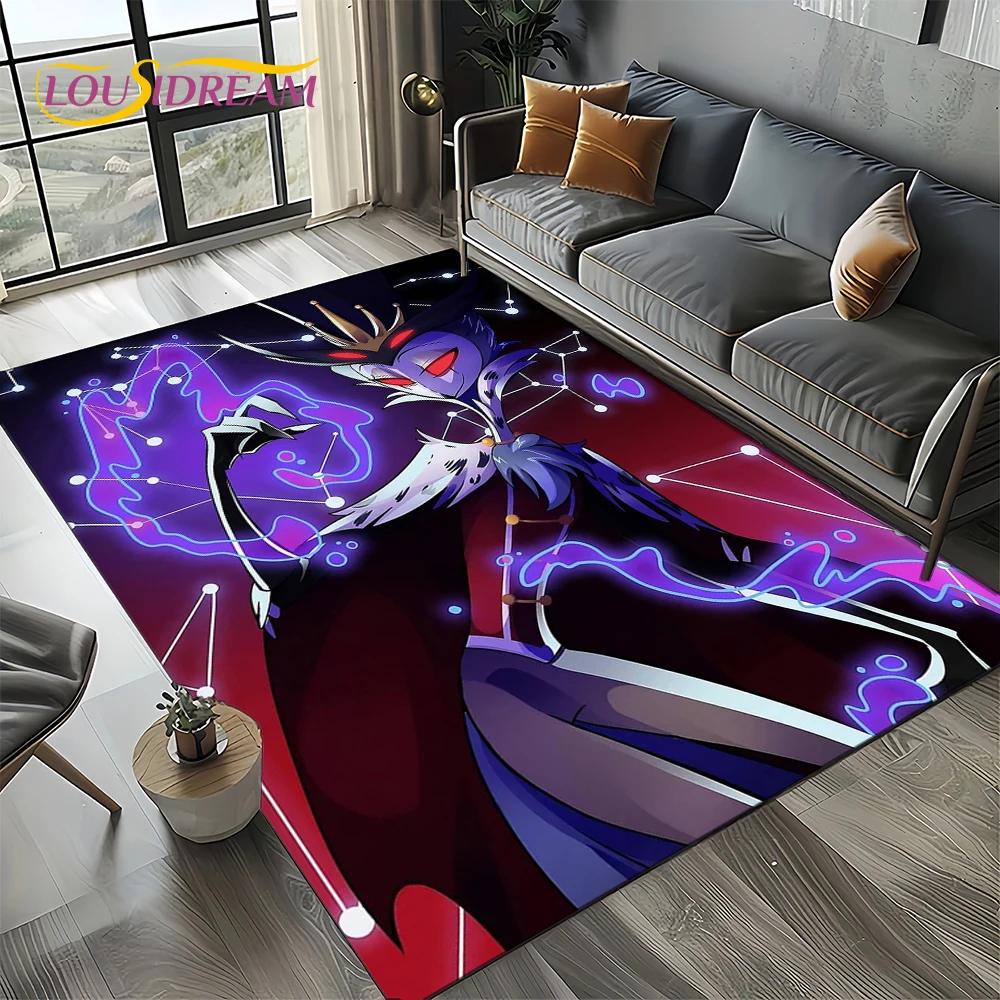 2025 H-Helluva Boss Blitzo Cartoon Carpet Rug for Bedroom Living Room Home Sofa Decoration,kids Game Play Decor Floor Mat Gift