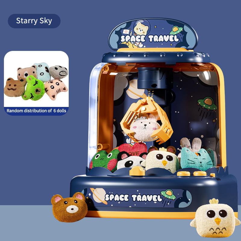 

Головоломка электрическая музыкальная имитация кукольная машина для захвата, многофункциональная бытовая мини-кукла для детей, игрушка