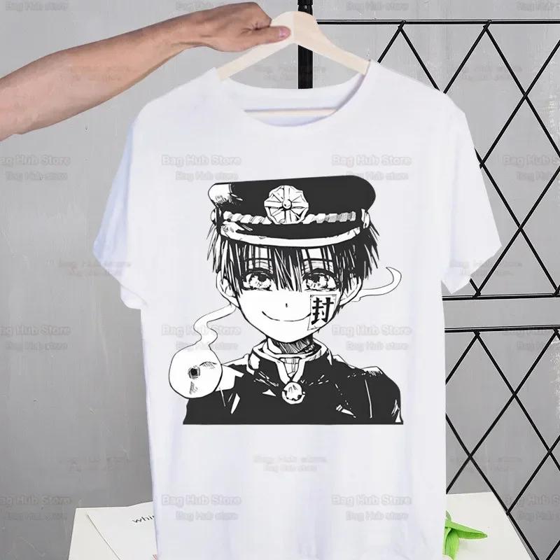 Anime Toilet Bound Hanako Kun Comics Woman Print Harajuku Summer Tshirts Casual Round Neck Short Slee Top Tee Shirt,Drop Ship