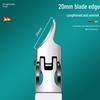 Ultra-Sharp Angled Paronychia Nail Clippers with Large Opening & Anti-Splatter Design for Thick Nails