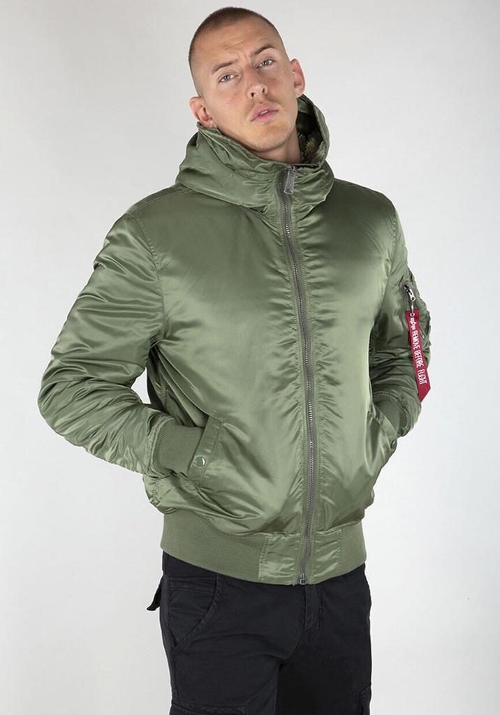 Alpha Industries MA-1 Hooded (158104) Winter Jacket Sage Green (158104-01)