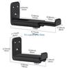  Home Entertainment Soundbar Wall Bracket Adjustable Depth Speaker Mount Holder Sturdy Support Shelf with Screws
