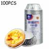 100Pcs Egg Tart Disposable Molds Aluminum Foil Cupcake Mold Cake Cookie Mold Kitchen Area Area Space Baking Tool Cake Molds Domestic To Use Portable