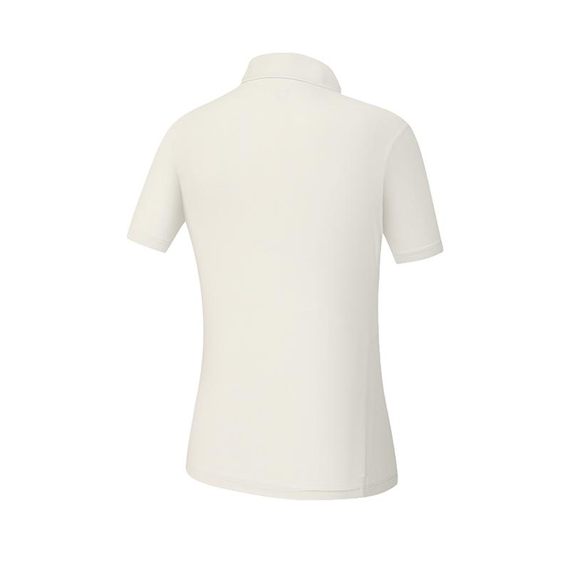 Fila Fitness Simple Slim Fit Stretch Comfortable Short Sleeve T-Shirt Women Tops Beige A61W621102F-BG