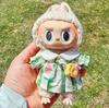 17CM Pendant Doll Baby Clothes First, Second and Third Generation Blind Box Dress Set Accessories