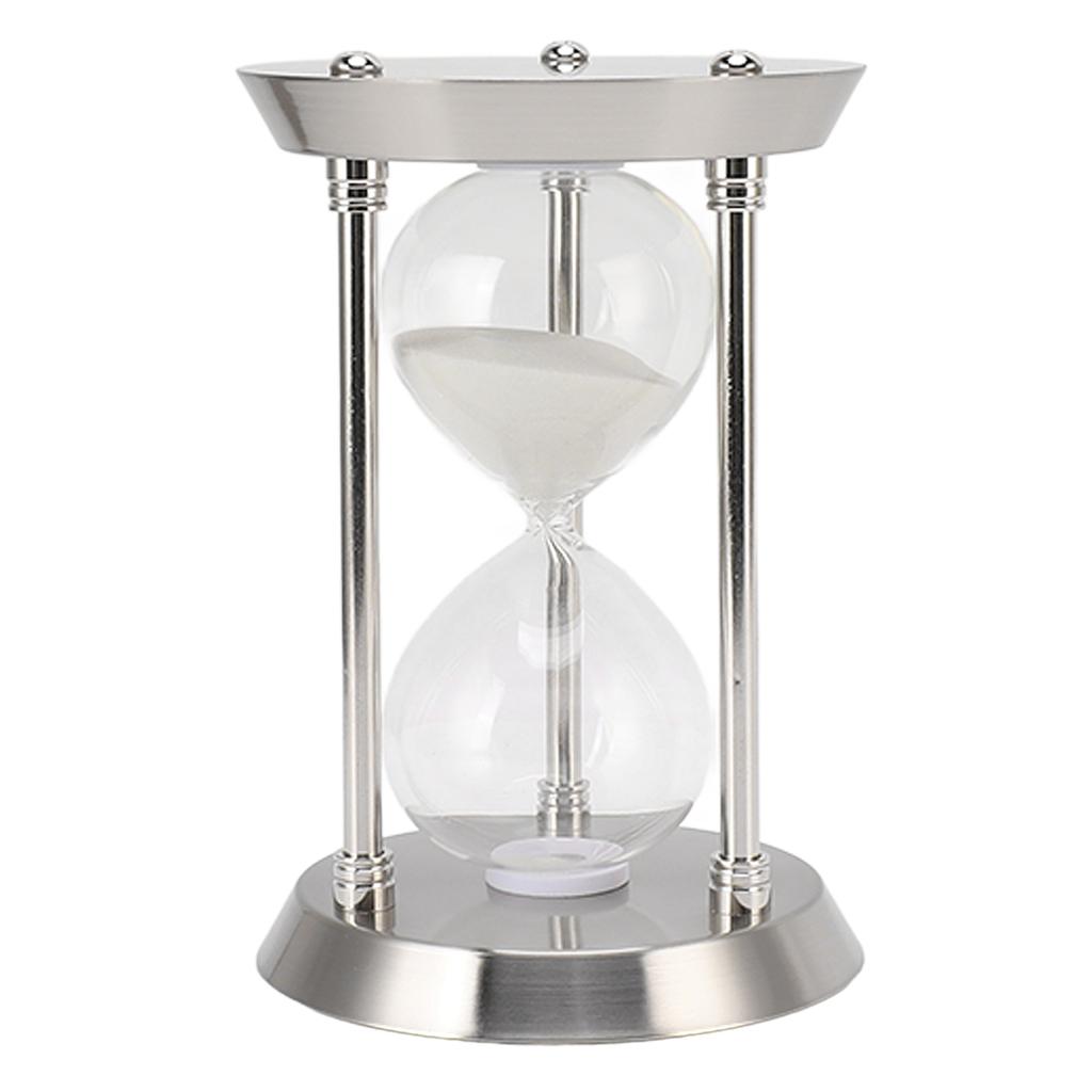 Bussola Decorativa in Sabbia Metallo Clessidra Sabbia Timer Decorativo Vintage Alta Lucentezza Sabbia Sostituibile Orologio Clessidra