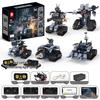 Five-in-One Programmable Wall-E Robot: Assembly Building Blocks, Electric Science Education, Remote Control, Compatible with Lego