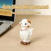 Cute Resin Sheep Figurine Cartoon Animal Figurines Lightweight Sheep Ornament  Year of The Sheep