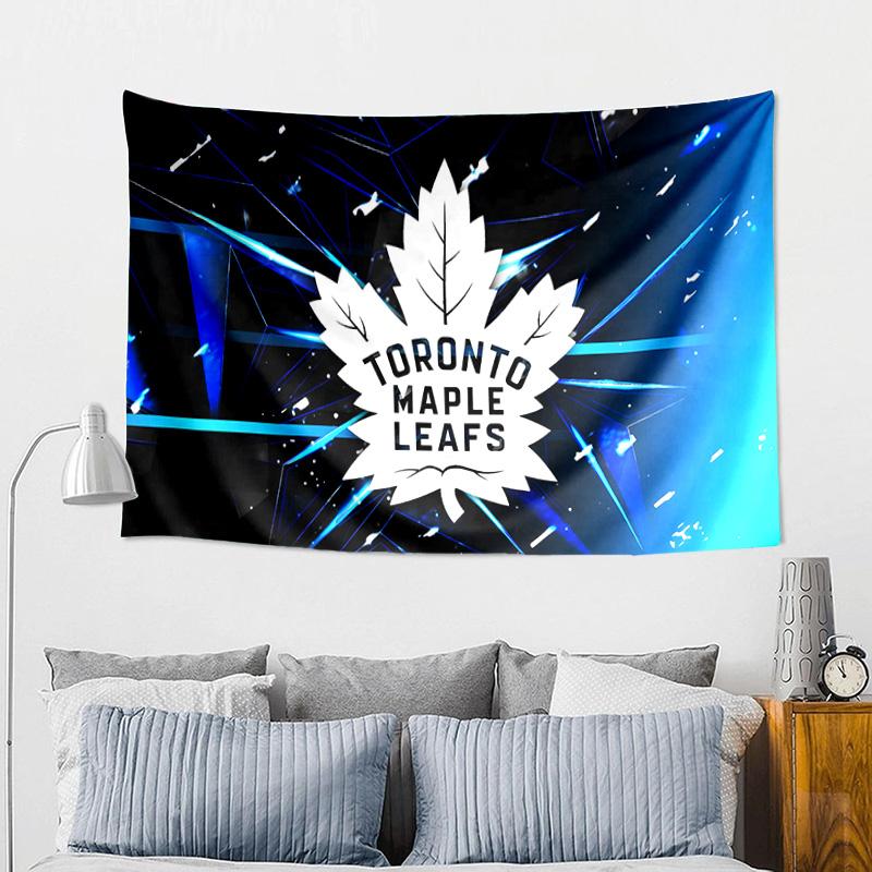 Maple Leafs Printed Tapestry, Wall Hanging,Livingroom, dormitory, Large Wall Decor, Fabric Decor Fan Birthday Gifts