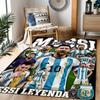 Tappeto da Pavimento Tappeto da Ufficio Celebrazione Messi dell'Argentina Perfetto per Ingresso Soggiorni Balcone Corridoio Tappeto Antiscivolo Decora Uffici