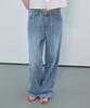 Peulibeo07 Summer String Wide Denim Pants [Frsp06Dp02]_Light Blue