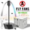Rechargeable Fly Fan for Tables - Holographic Blades Keep Flies Away Indoors/Outdoors, Ideal for Picnic, Party & BBQ