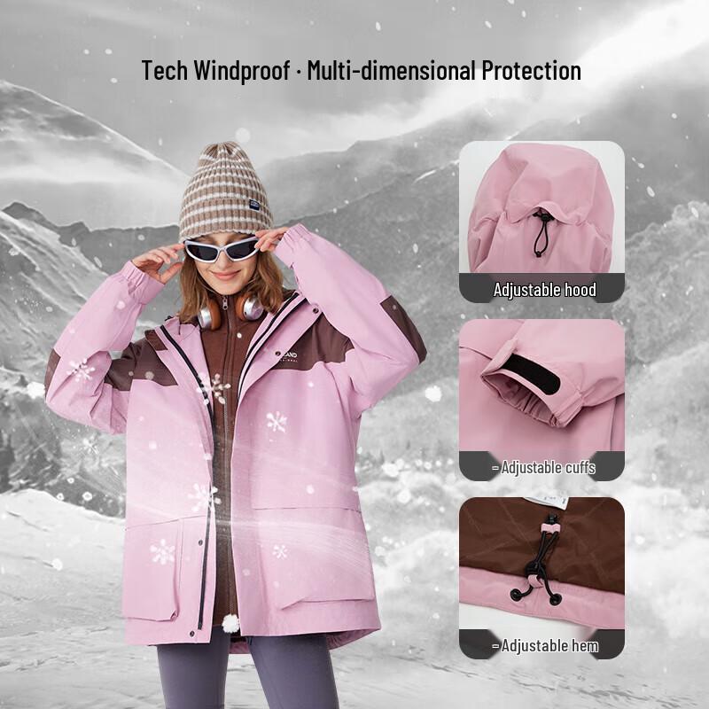 NORTHLAND Starlight Fleece Unisex Windbreaker Jacket NWJET0506E