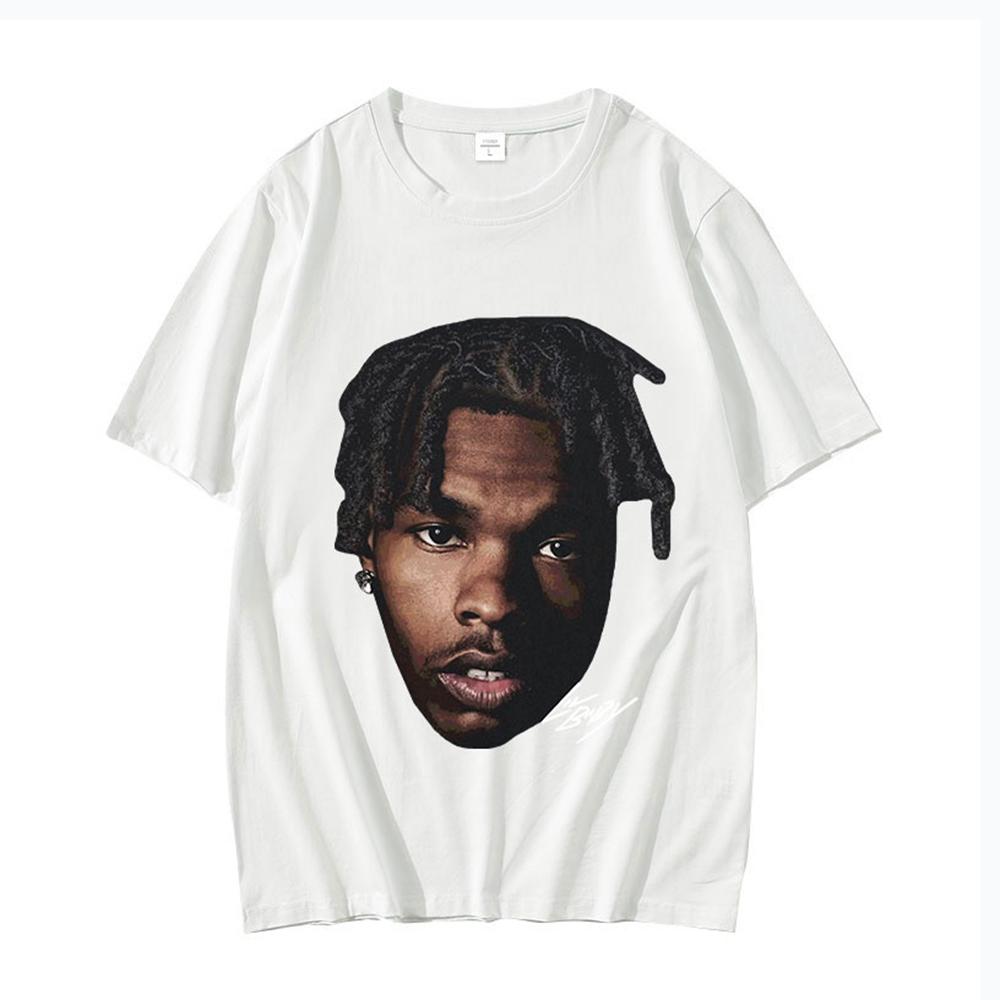

Lil Baby Retro Graphic Unisexs Hip Hop Style Rapper Unisex Women Cotton Short Sleeve TShirts Oversized Streetwear 80046 4XL