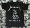 METALLICA Dont Tread On Me Algodón Pesado Negro Unisex Talla S-4XL Camiseta Unisex