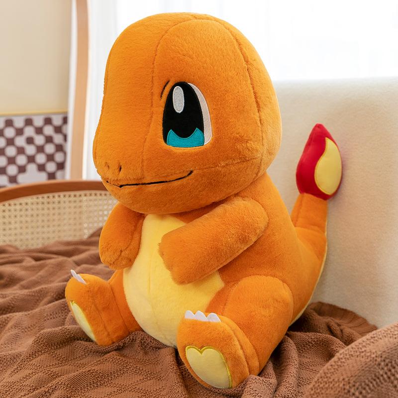Rabbit Fur Little Fire Dragon Doll Throw Pillow Pokémon Plush Toy Doll Grab Machine Doll Machine