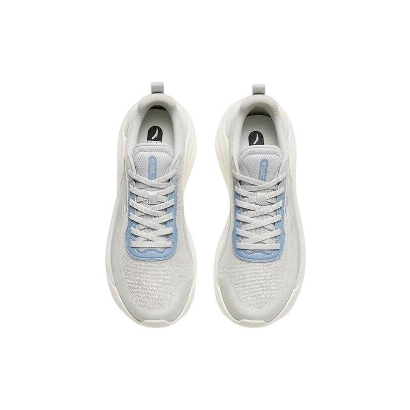 Anta Slip Resistant Abrasion Resistant Low Top Training Shoes Men's Gray Blue 112327718-1
