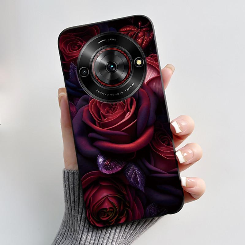 Phone Casing For ZTE Blade A75 5G Z2357N Nubia Focus 5G Case Luxury Dragon Cute Cool Boys Girls Black Soft TPU Back Shell Cover