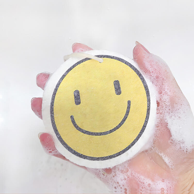 Smile Daisy Sponge Set 1 Cute Compressed Kitchen Sponge