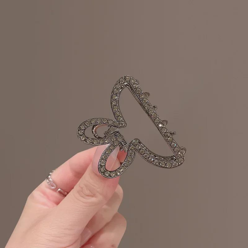 Cute Black Medium Rabbit Ears Hairpin for Short Hair