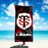 Asciugamano S-Stade Toulousain Asciugamano da spiaggia in microfibra, ad asciugatura rapida, senza sabbia, fibra ultrafine, super morbido.