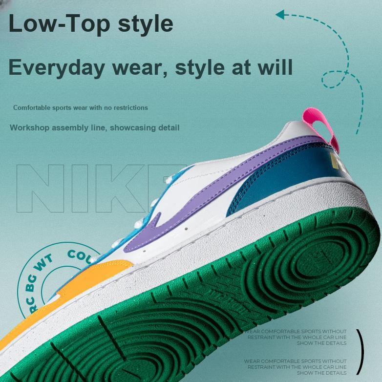 Neuer Nike Court Borough Low Recraft GS 'Multi Color' FQ8373-902