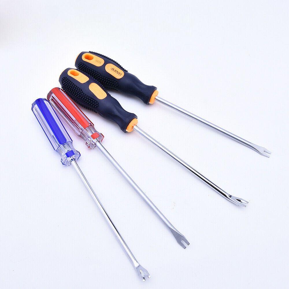Multifunctional Pry Bar Soft Grip Upholstery Crowbar Nail Puller Tack Nail Lifter Staple Remover