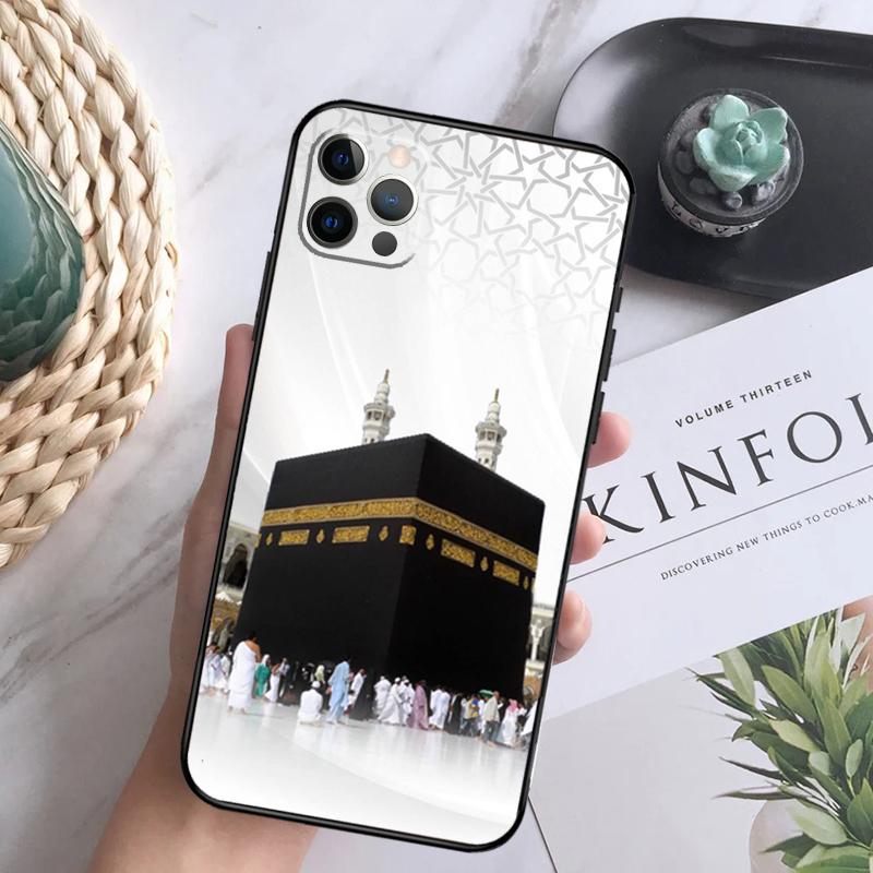 

Holy Mosque Makkah Phone Case For iPhone 15 14 13 12 11 16 Pro Max Plus Mini 7 8 X XS Max XR Back Cover Shell iPhone 12
