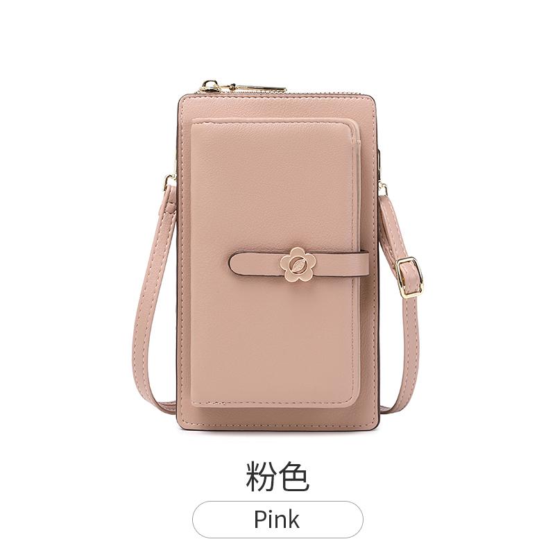 Женская сумка MIYIN из мягкой кожи с сенсорным экраном цветочное украшение многофункциональная большая вместительная сумка через плечо кошелек для монет 1889₽