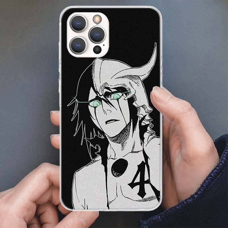 Bleach Ulquiorra Cifer 4 Phone Case For iPhone 17 16 15 14 13 12 11 Pro Max Mini Plus Air 7 SE 8 Soft Silicone Print Shell Funda