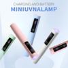 LINMANDA Handheld Touch Screen UV Lamp Mini Nail Dryer with LED Screen USB Fast Curing Nail Lamp for Nail Lovers or Nail Salons