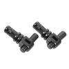 Abaodam J4 Compatible Metal Parts for Action Figure Repair, Alloy Hip Joint Parts, 15x12x5mm, 1 Pair, Black, High Durability Metal, for Plastic