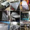 140~180GSM Outdoor Rainproof PE Tarpaulin Camping Tent Mat Gazebo Canopy Awnings Garden Furniture Cover Wateproof Sun Shade Net