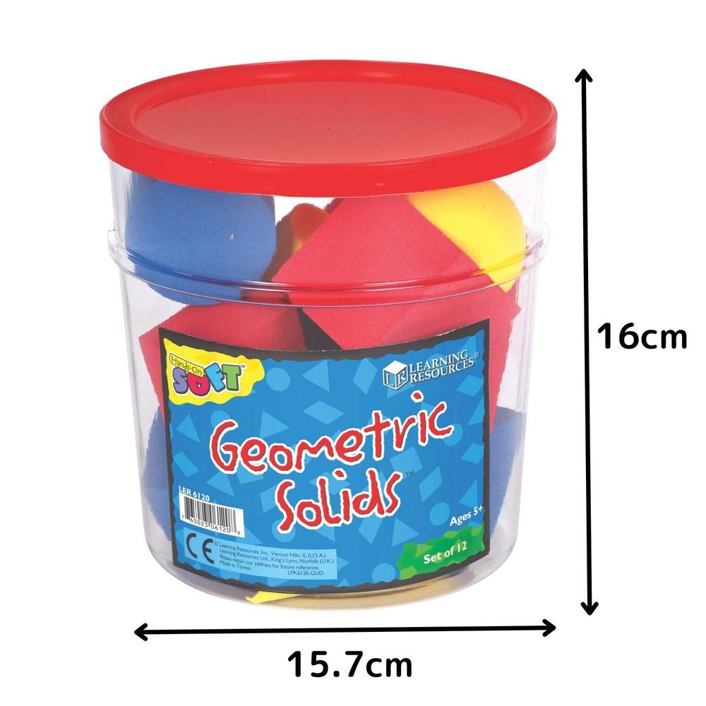 Learning Resources 3D Shape Soft Block Set LER6120 12 Pieces