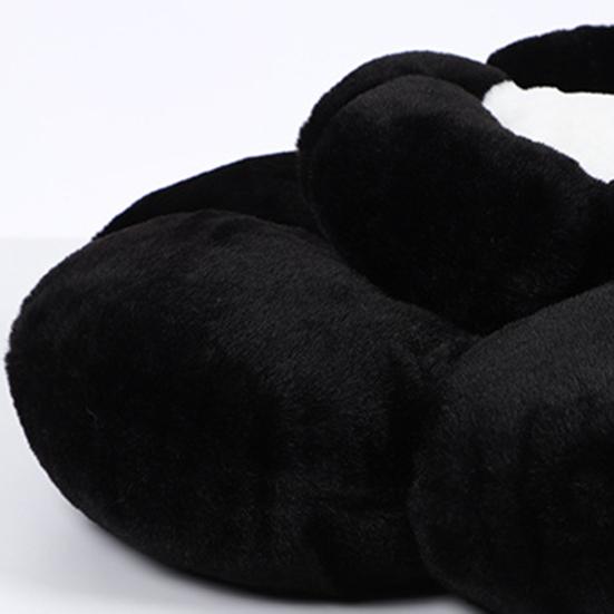 Car Headrest Pillow Soft And Stylish Black White Flower Neck Support Cushion for Comfortable Travel