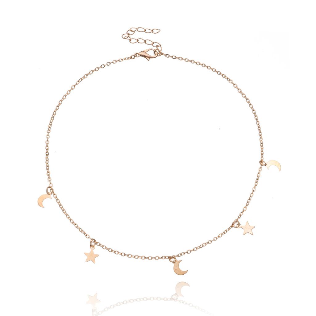 Europe, America, Simple Double-layer Stacked Back Chain Love Necklace Female, Harajuku Hip-hop Peach Heart Necklace