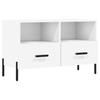 VidaXL Meuble TV Blanc 80x36x50 cm Bois d'ingénierie 828980