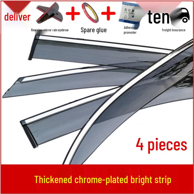 Kia Rain and Sun Visors: Compatible with Forte, K3, Sportage, K2, Cerato, KX5, KX3, K4 Car Window Shields