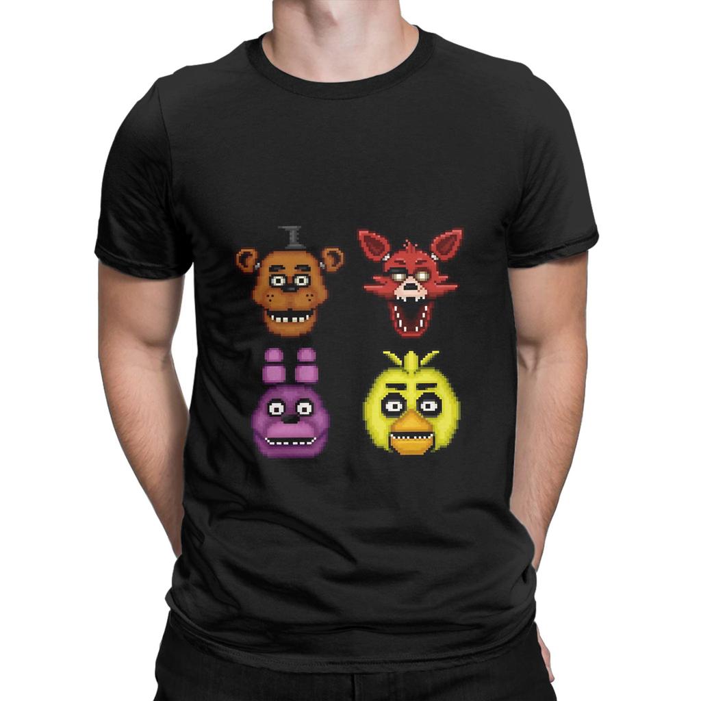 Five Nights at Freddy Pixel art La Classica Novità Maglietta 100% Cotone FNAF Top Magliette Per Unisex