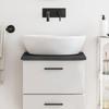 VidaXL Dark Grey Bathroom Countertop 40x40x2 Cm Treated Wood 3156188