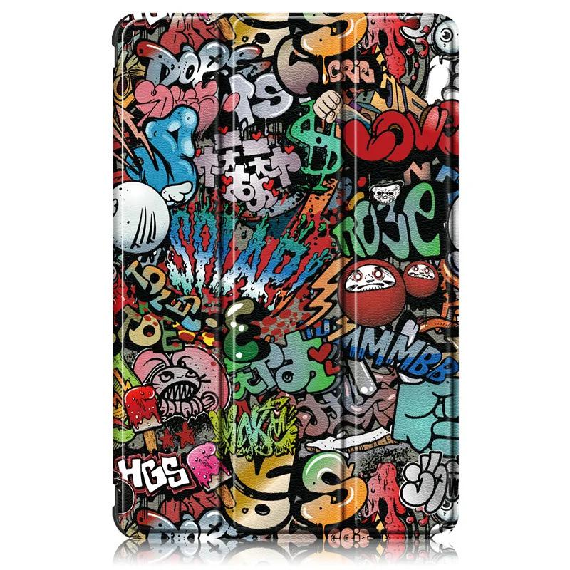 For Samsung Galaxy Tab S8 S7 Plus S7 FE SM-T970 S9 12.4 Inch Magnetic Trifold Stand Cover Funda for Galaxy Tab S6 Lite Case